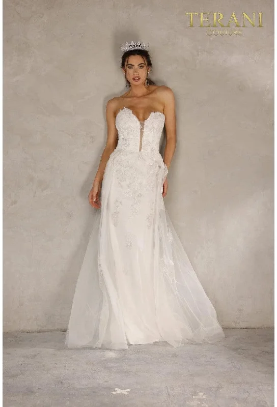 Loyalty Reward Terani Couture 2111P4055 Strapless Long Prom Dress