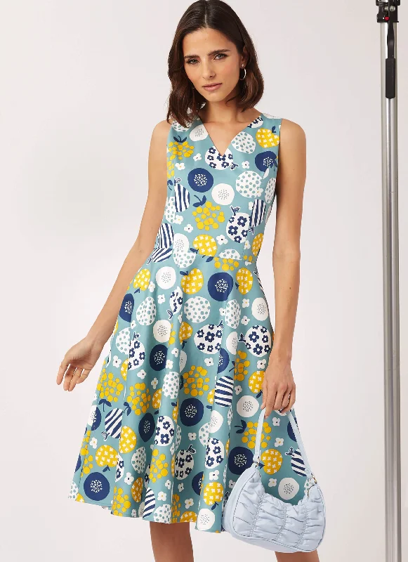 Exclusive Deal New Look sewing pattern 6748 V Neck Dress