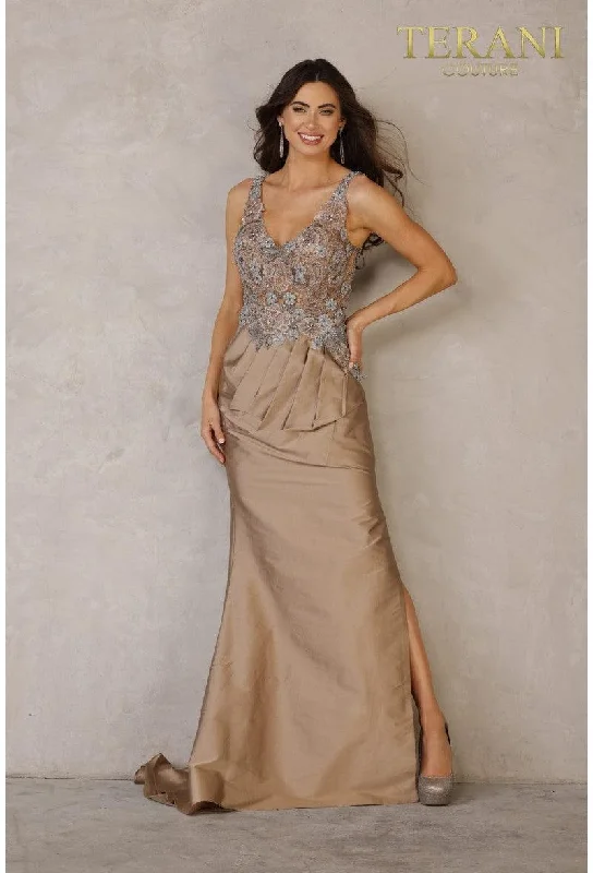 Exclusive Deal Terani Couture 2111M5270 Formal Evening Long Gown