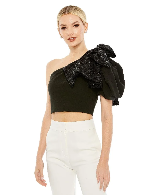 Midnight Sale Mac Duggal R26835 Formal One Shoulder Top