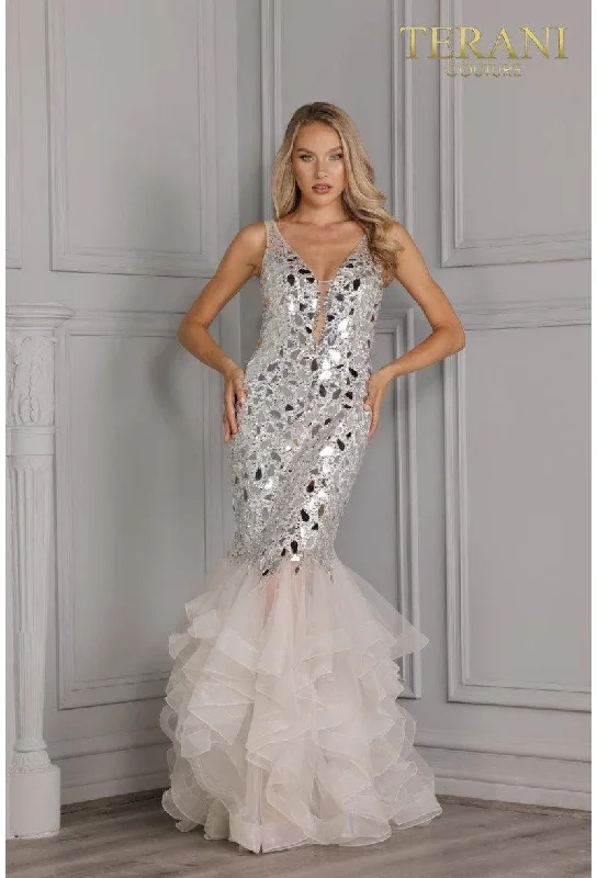 Buy Now Terani Couture 2111P4198 Sleeveless Long Prom Dress