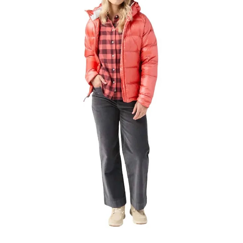 Today’s Deal Hometown Down Hooded Jacket In Smoky Salmon