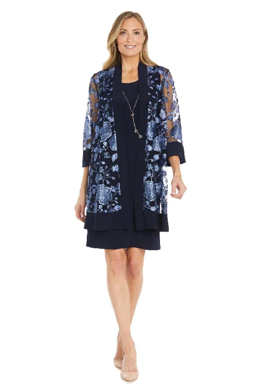 Unmissable Offer R&M Richards 1852 Short Printed Mother of the Bride Jacket Dress
