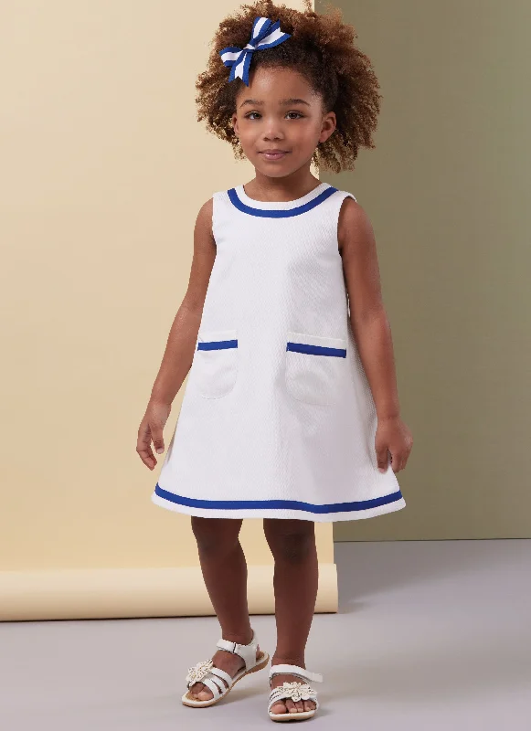 Closeout Sale Butterick Sewing Pattern 7003 Toddlers' Dresses and Panties