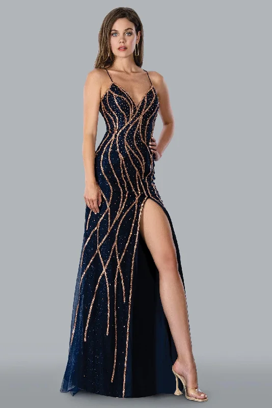Exclusive Savings Stella Couture 23137 Long Sparkling Evening Gown