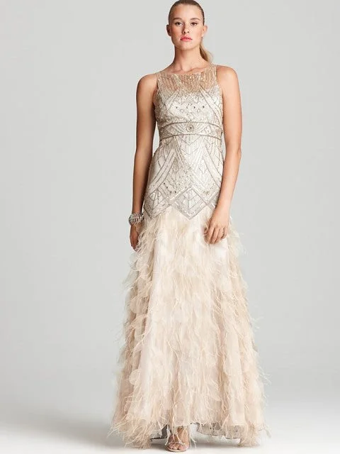 Daily Deals Other Sue Wong Ostrich Feather Gown NWT