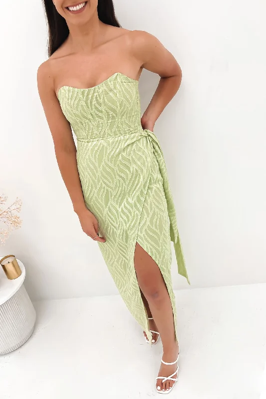 Markdowns Avia Midi Dress Green
