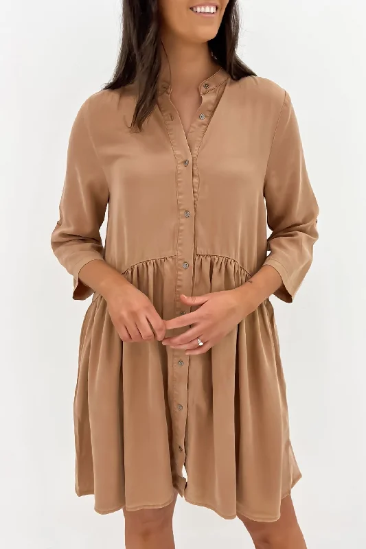 Flash Deals Willow Shirt Dress Tan